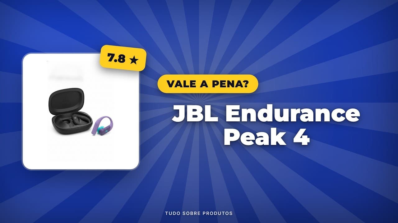 Capa do vídeo oficial: JBL Endurance Peak 4: O Fone de Treino Perfeito para 2026? Análise COMPLETA!