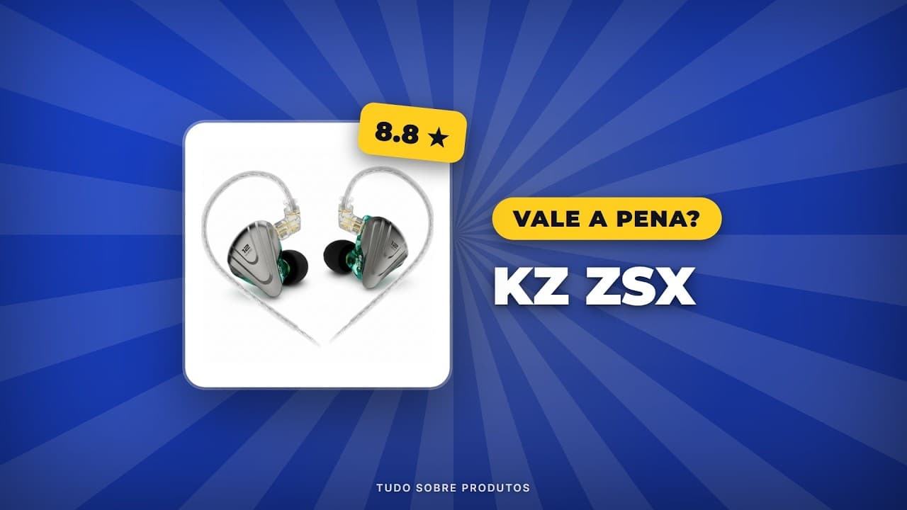 Capa do vídeo oficial: KZ ZSX: A ANÁLISE COMPLETA em 2026! Ainda vale a pena?