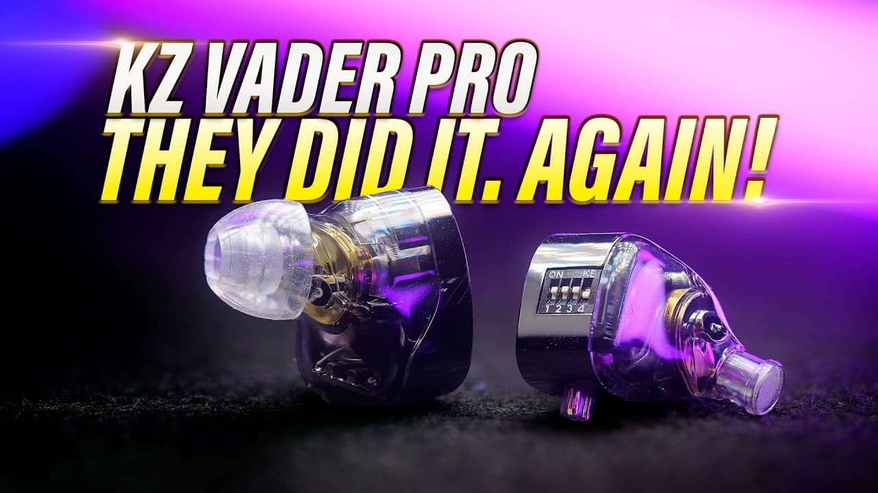 Thumbnail do vídeo KZ VADER PRO:ULTIMATE REVIEW // CONVINCINGLY GOOD!