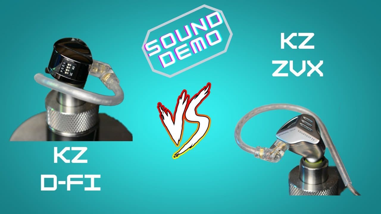Thumbnail do vídeo [Áudio - Sound Demo] KZ ZVX x KZ D-Fi 0000 [Comparativo]
