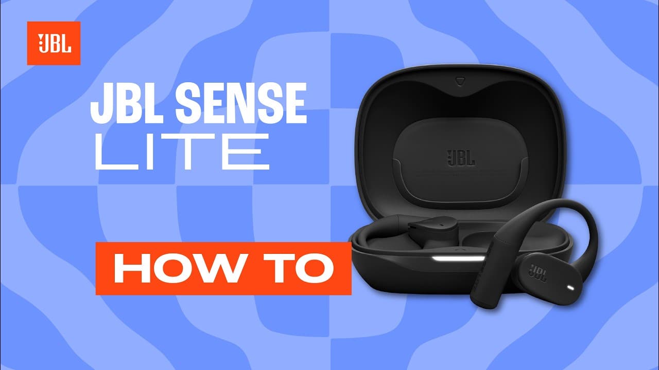 Thumbnail do vídeo JBL | Sense Lite: Unboxing, Setup and a open-ear design