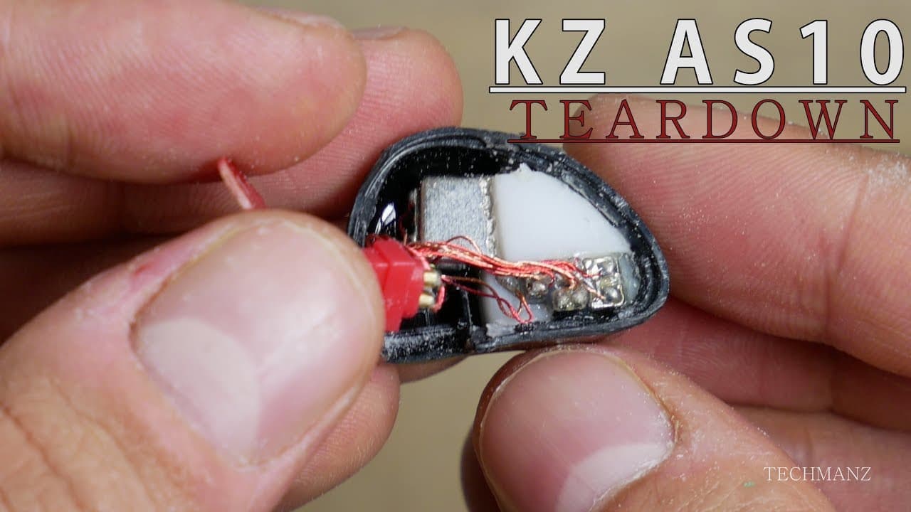 Thumbnail do vídeo $70 Earphone  Teardown- KZ AS10  - 5 Ba Drivers