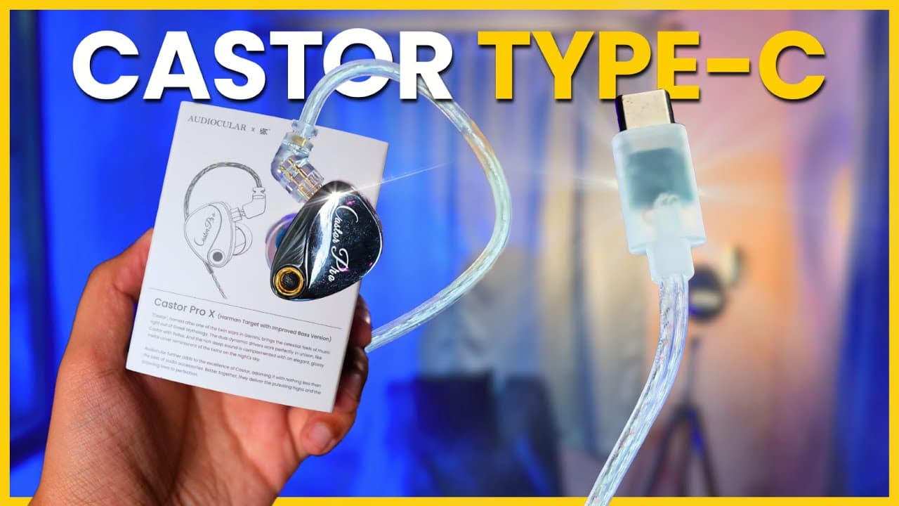 Thumbnail do vídeo Finally! KZ Castor Pro X Type-C version is here!