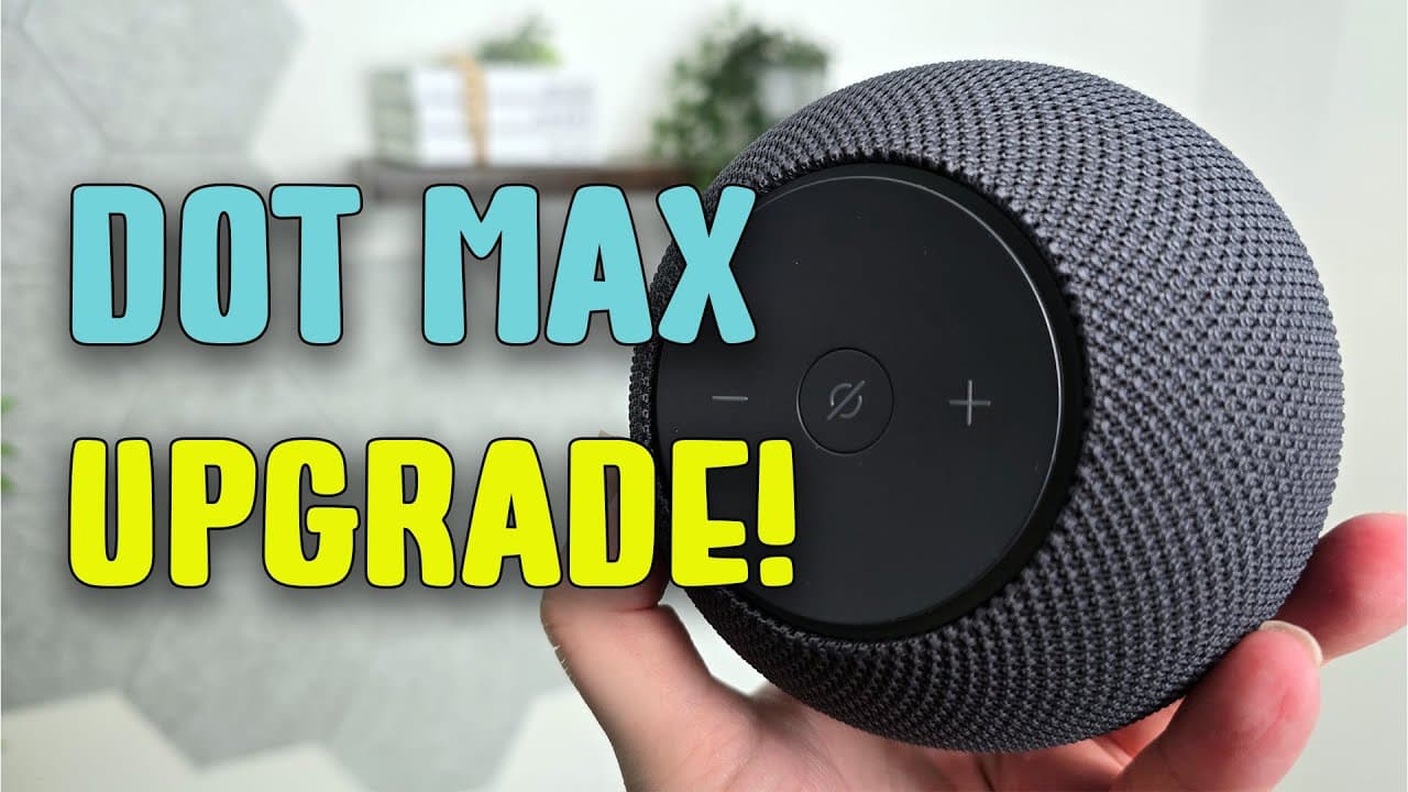 Thumbnail do vídeo All-New Echo Dot Max Unboxing & Setup - Big Sound, Smart Home Power!