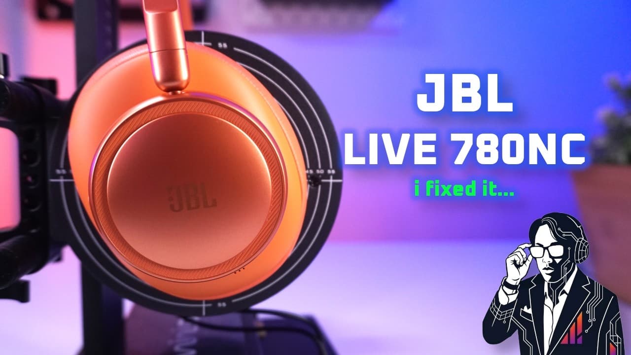 Thumbnail do vídeo I FIXED it! 👍 JBL Live 780NC Review