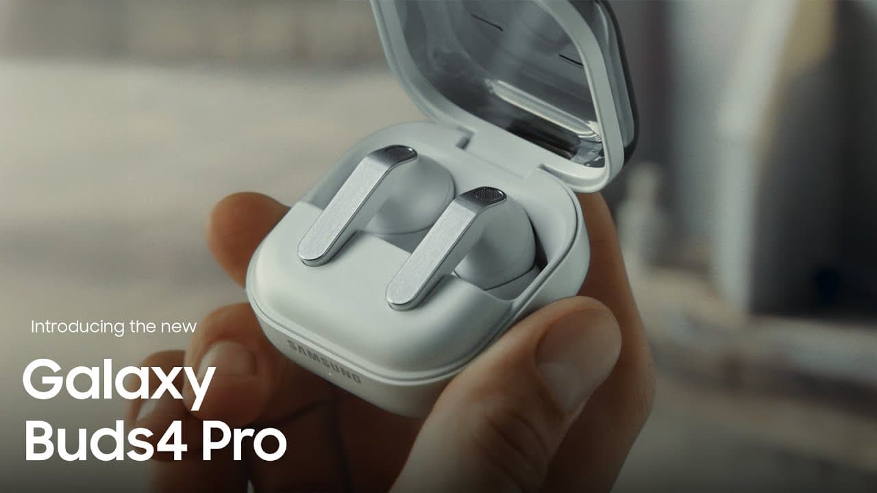 Thumbnail do vídeo Introducing Galaxy Buds4 Pro | Galaxy AI | Samsung
