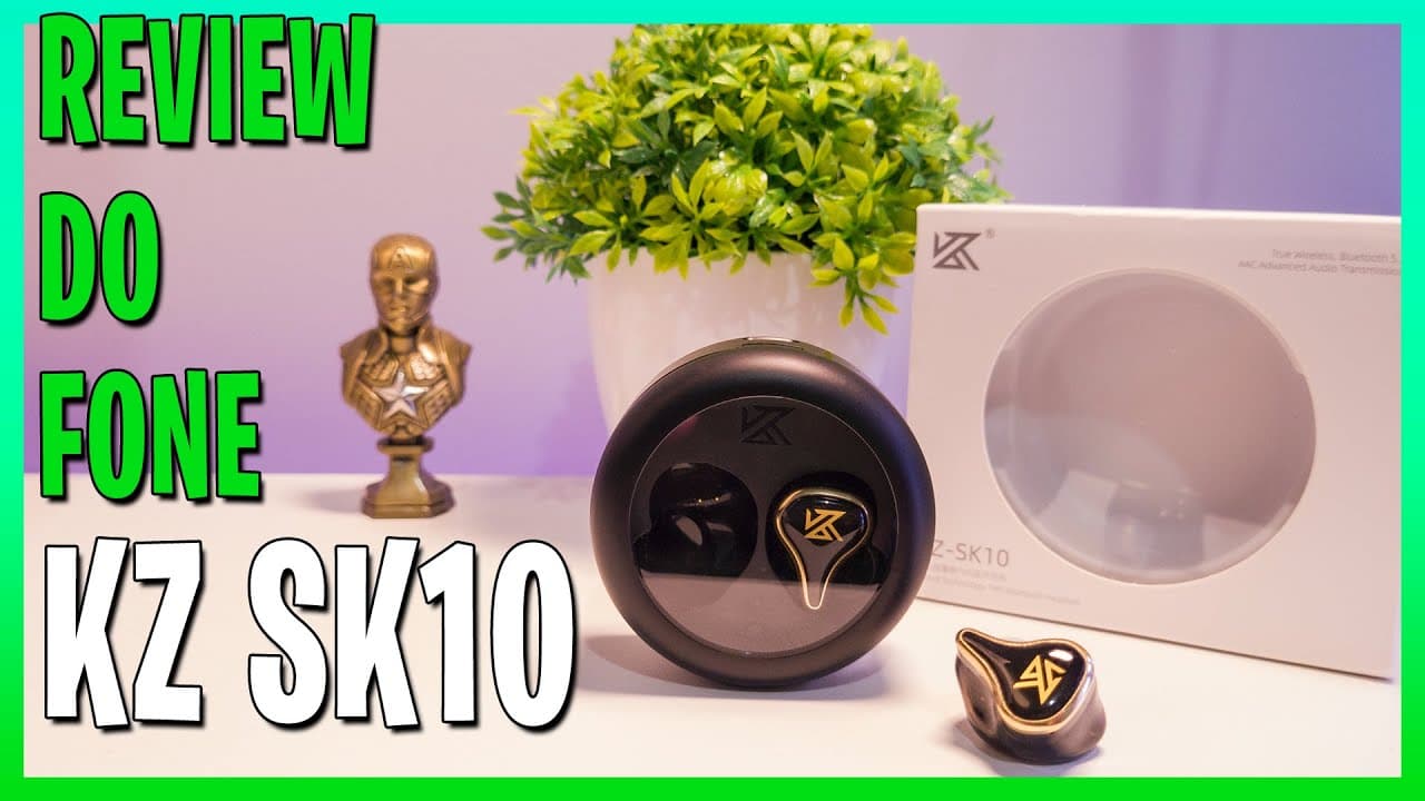 Thumbnail do vídeo KZ SK10 - Um Fone Bluetooth TWS elogiado por muitos profissionais do ramo de áudio