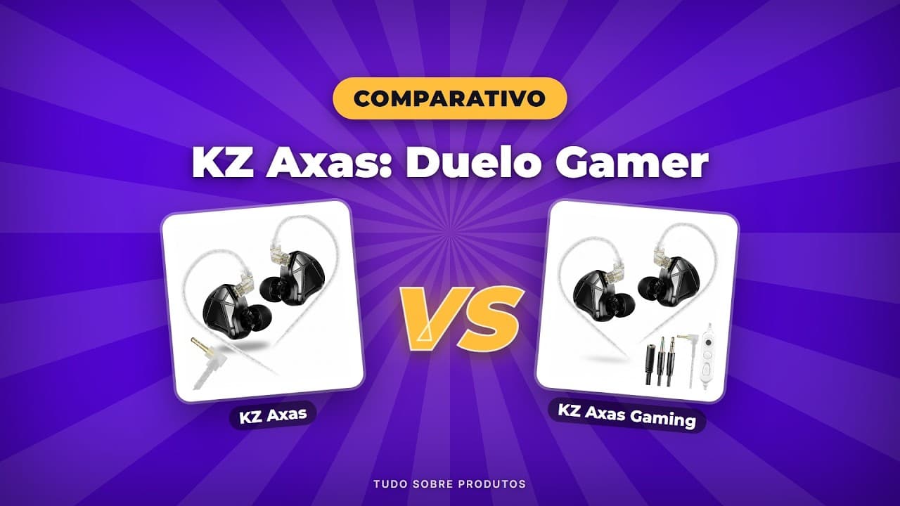 Capa do vídeo oficial: KZ Axas vs. KZ Axas Gaming: Qual vale a pena em 2026?