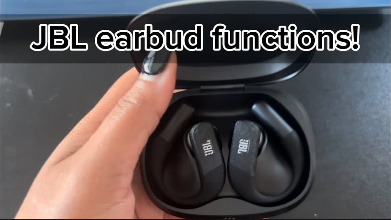 Thumbnail do vídeo JBL Endurance Peak 4 - True Wireless Noise Cancelling Earbuds, Secure fit with TwistLock™
