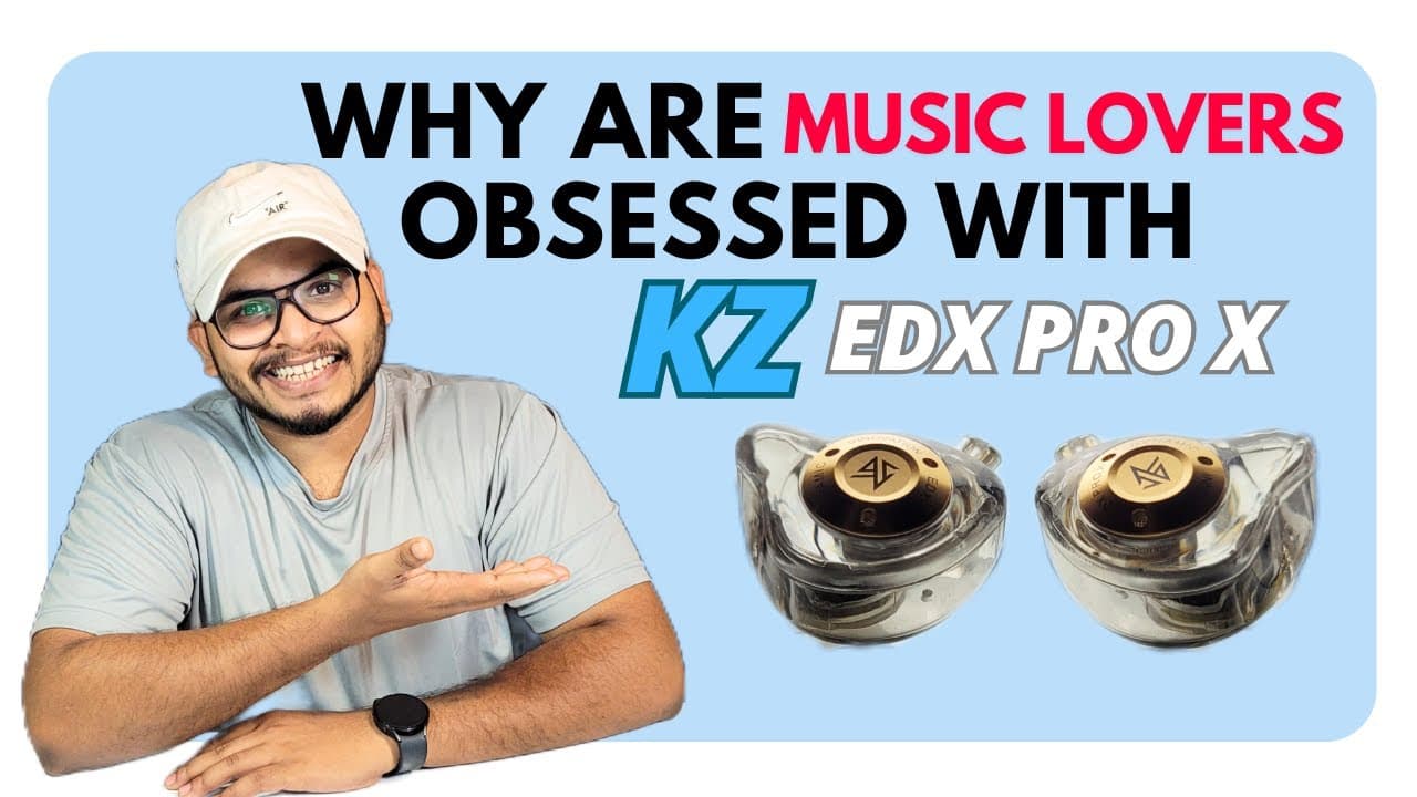 Thumbnail do vídeo KZ EDX Pro X with Mic|| Best sounding IEM'S Under 1000
