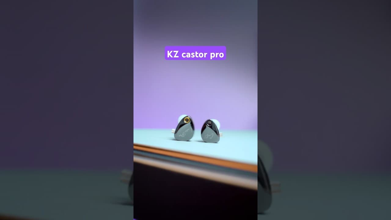 Thumbnail do vídeo KZ castor pro vs KZ castor bass edition review