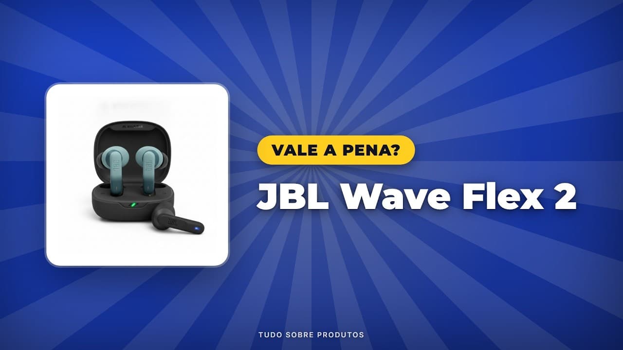 Capa do vídeo oficial: JBL Wave Flex 2 (2026): Prós, Contras e Vale a Pena Comprar?