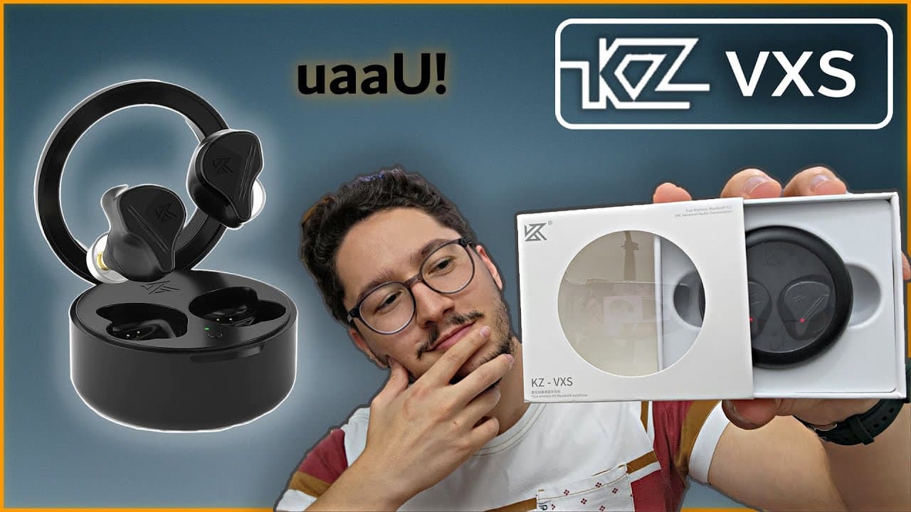 Thumbnail do vídeo KZ VXS Unboxing 🎧 Um fone espetacular