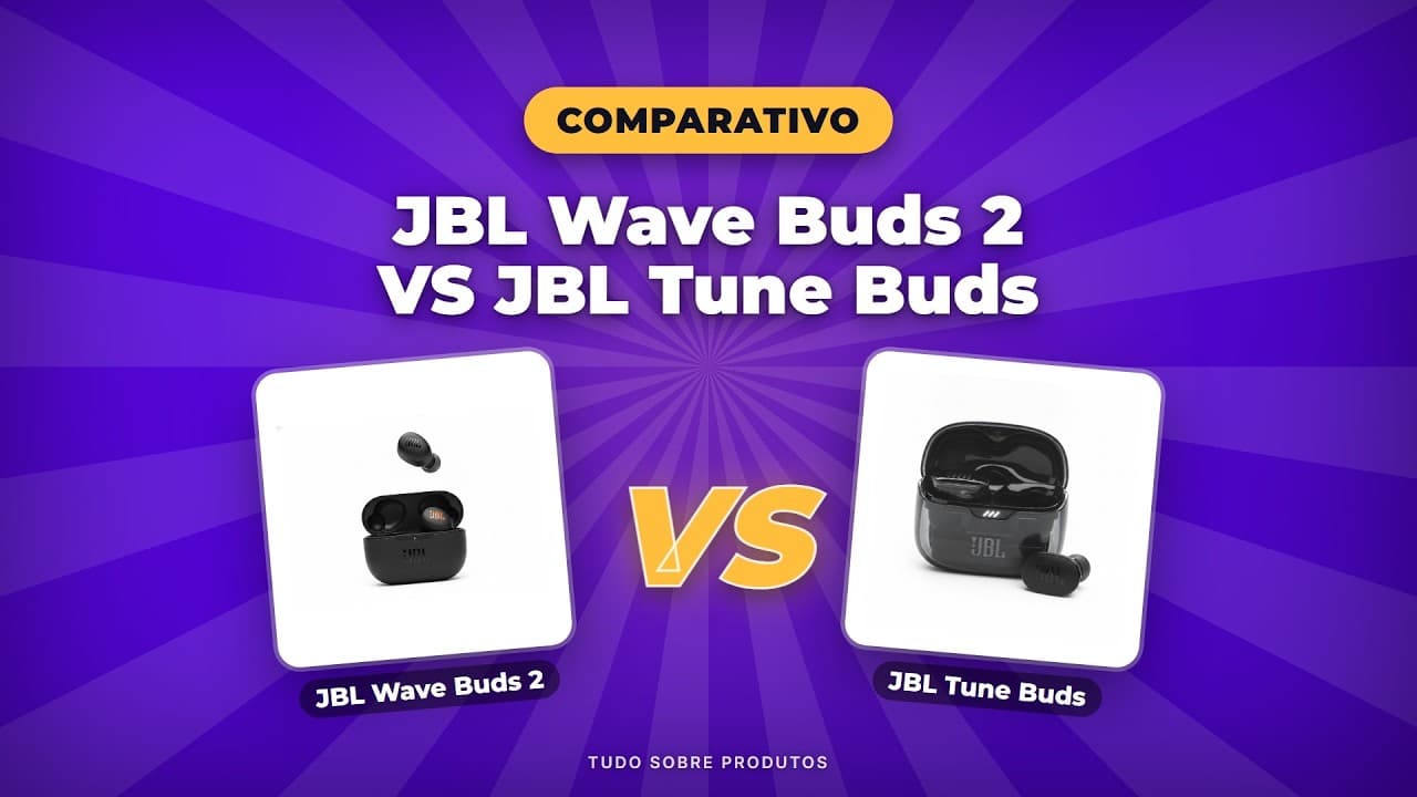 Capa do vídeo oficial: JBL Wave Buds 2 vs Tune Buds: Qual Fone Escolher em 2026?