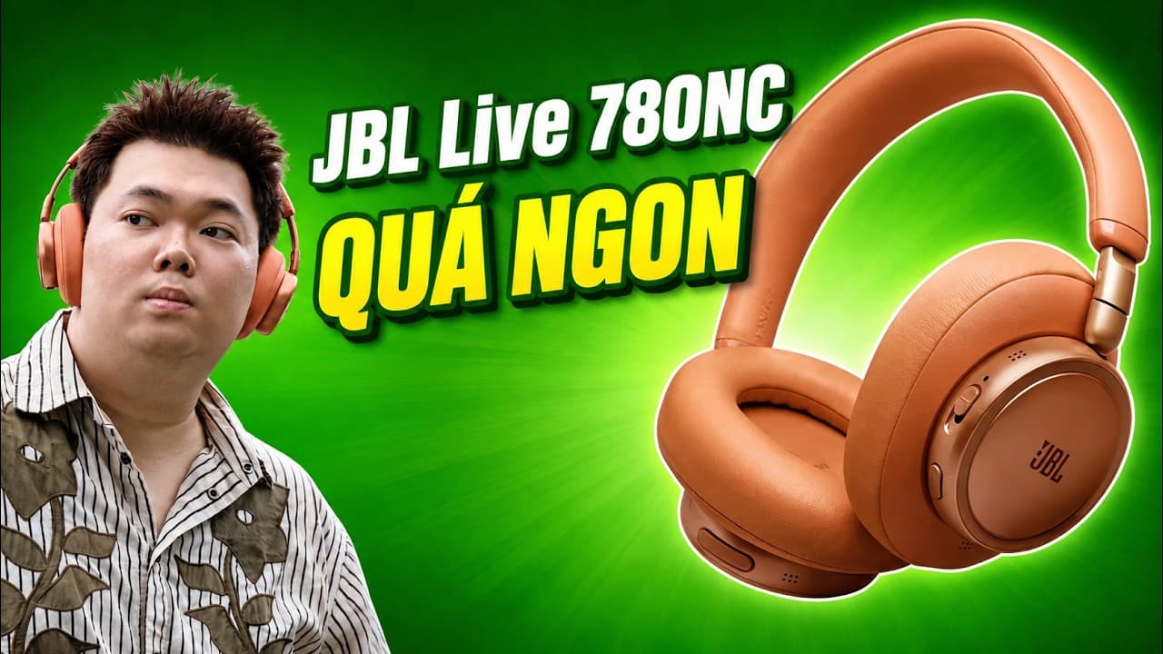 Thumbnail do vídeo JBL Live 780NC: một chiếc tai nghe Over-Ear ĐẸP & NGON đúng nghĩa