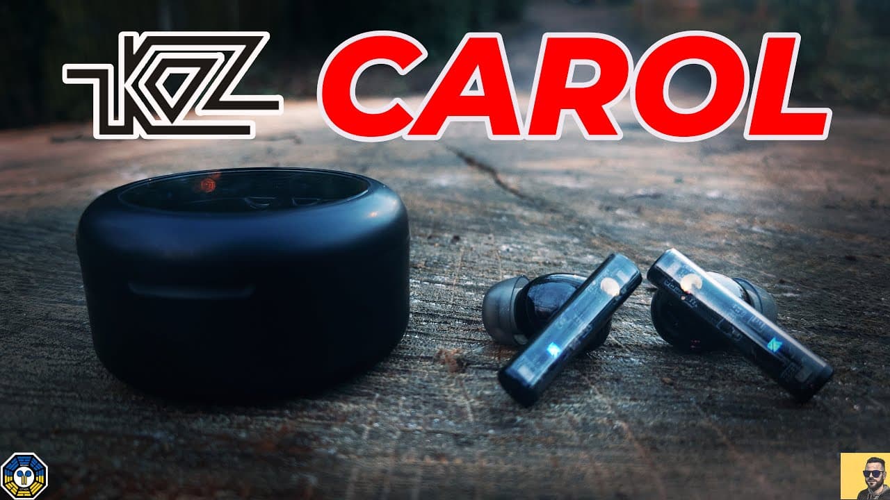 Thumbnail do vídeo Bass & Good ANC for $25 - KZ Carol | Review, Binaural Sound & ANC Tests, Call Samples #tws