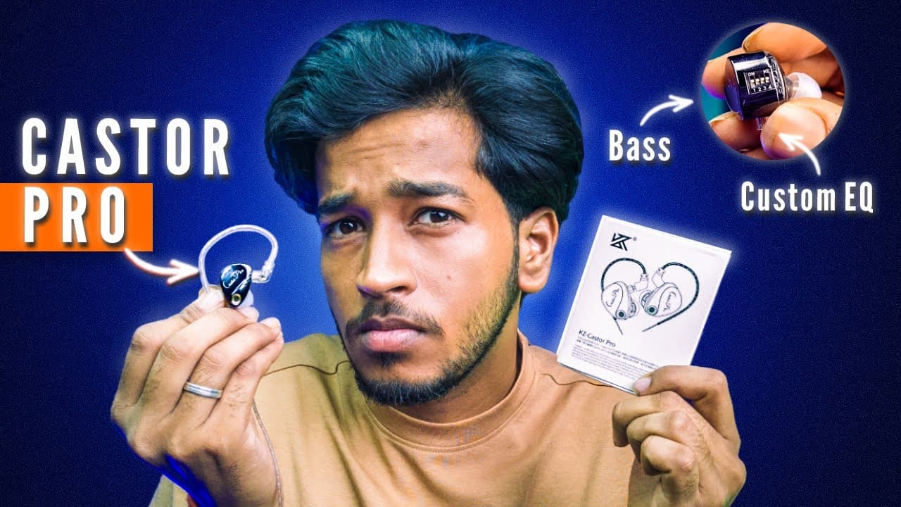 Thumbnail do vídeo KZ Castor Pro Bass Edition 🔥| Tuning Switch Magic + Bass That Hits HARD!