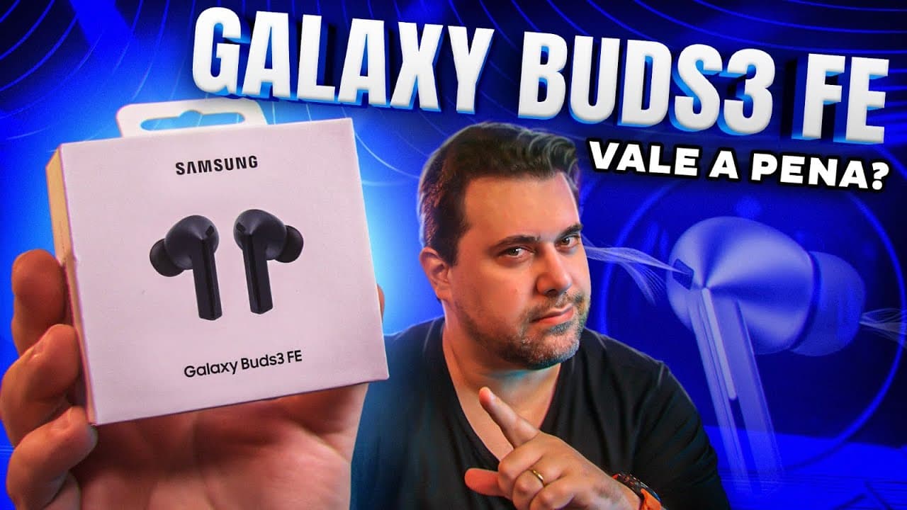 Thumbnail do vídeo Galaxy Buds3 FE: NÃO COMPRE sem SABER DISSO Antes!