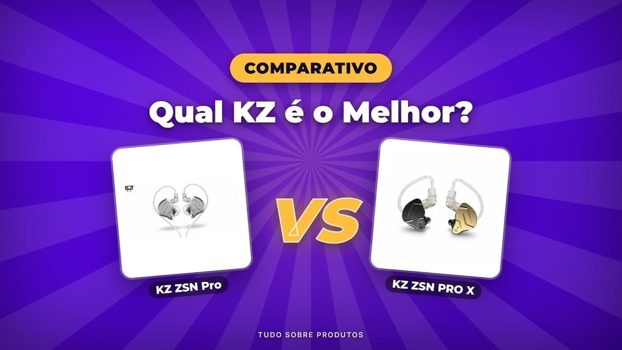 Capa do vídeo oficial: KZ ZSN Pro vs. PRO X: O Comparativo Definitivo para 2026!