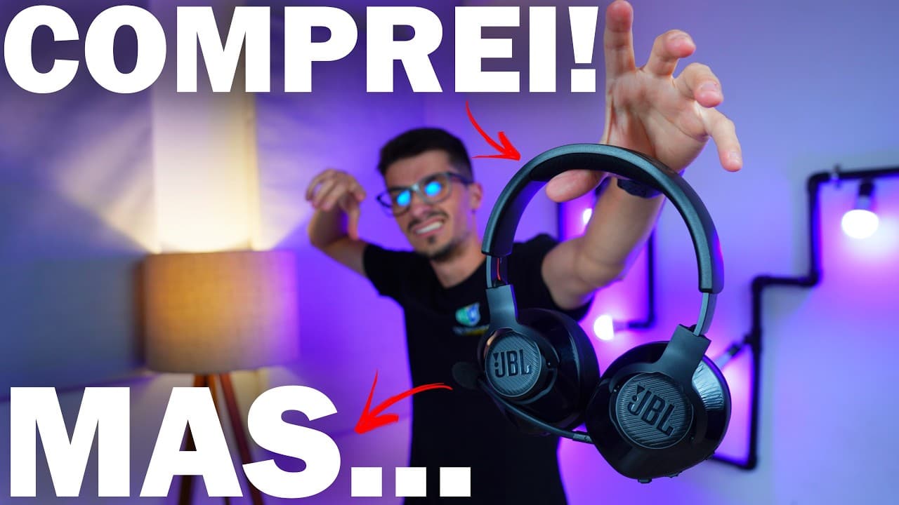 Thumbnail do vídeo HEADSET GAMER JBL QUANTUM 360 SEM FIO - VALE A PENA?