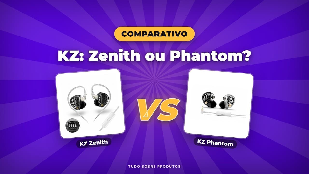 Capa do vídeo oficial: KZ Zenith x KZ Phantom: O Comparativo Definitivo de 2026!
