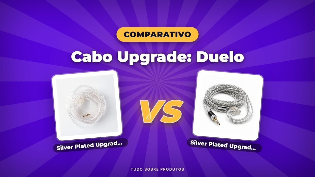Capa do vídeo oficial: Cabo KZ Padrão vs Silver Plated: Vale o Upgrade?