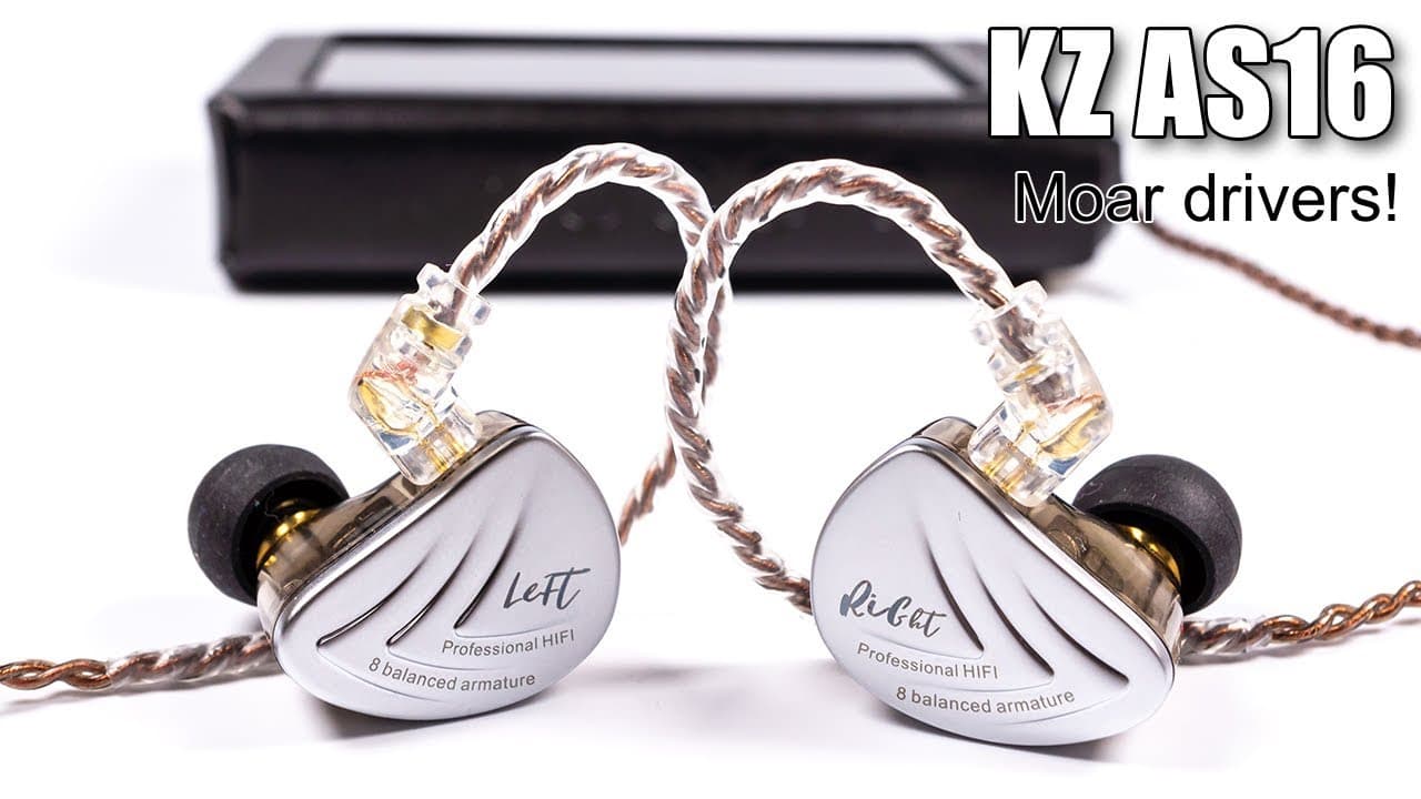 Thumbnail do vídeo KZ AS16 earphones review