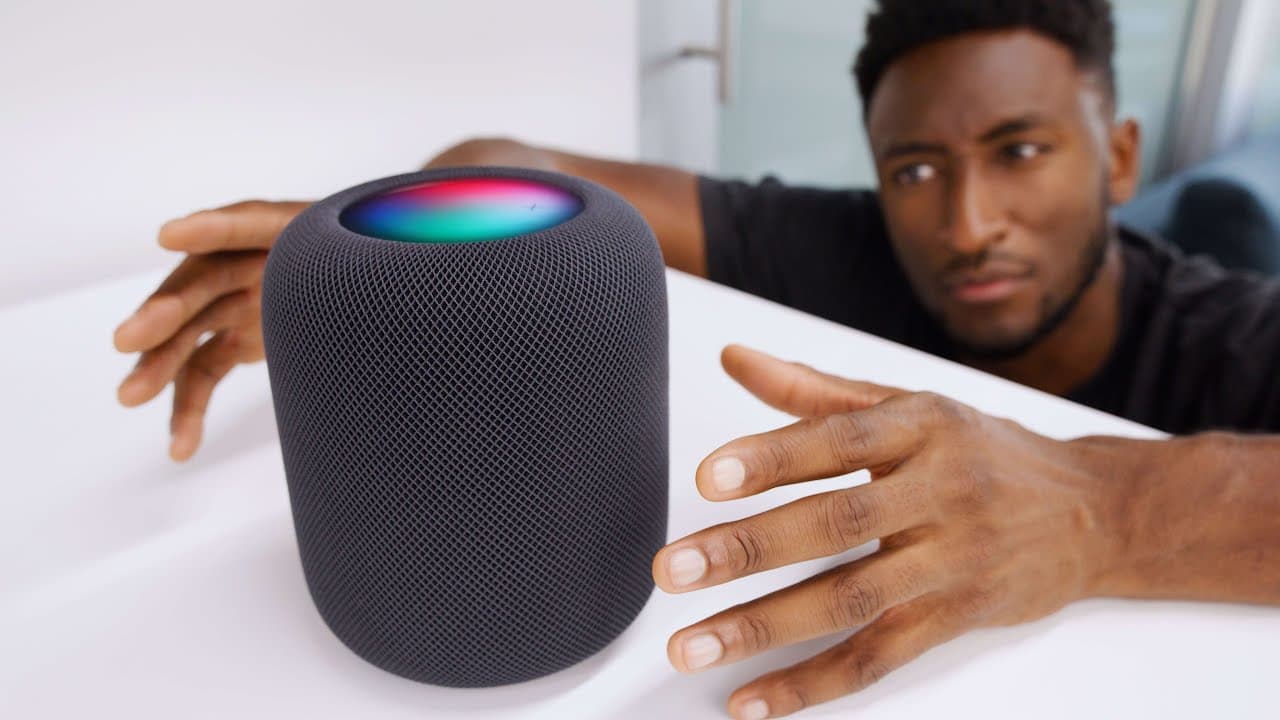 Thumbnail do vídeo Apple HomePod 2 Review: I'm Confused