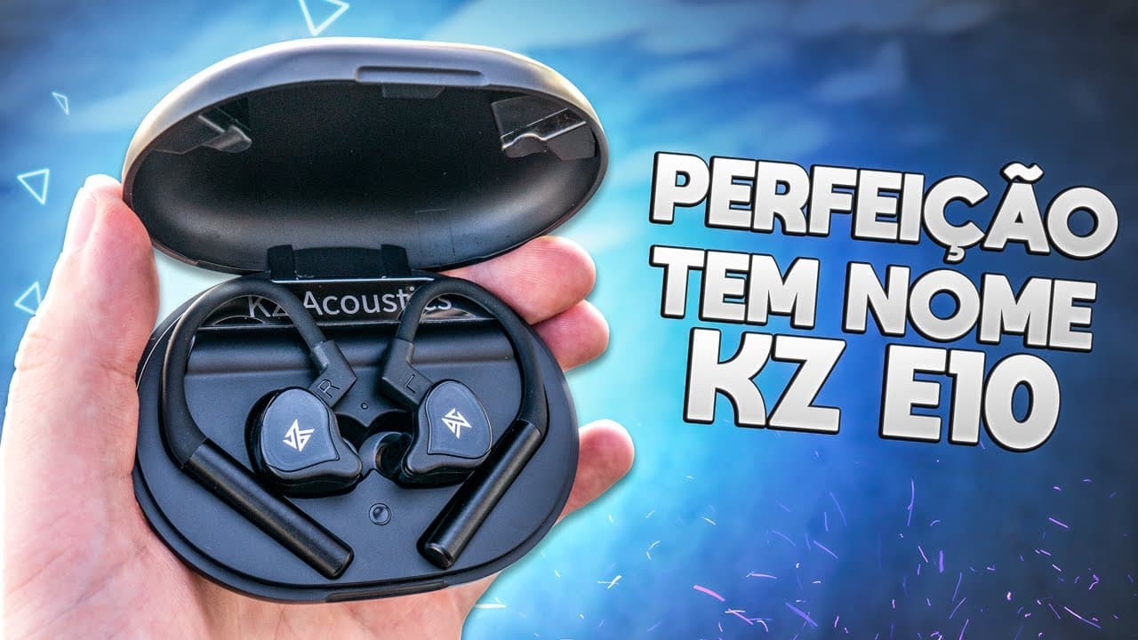 Thumbnail do vídeo Fone sem fios com o melhor som do mercado? | KZ E10 Review
