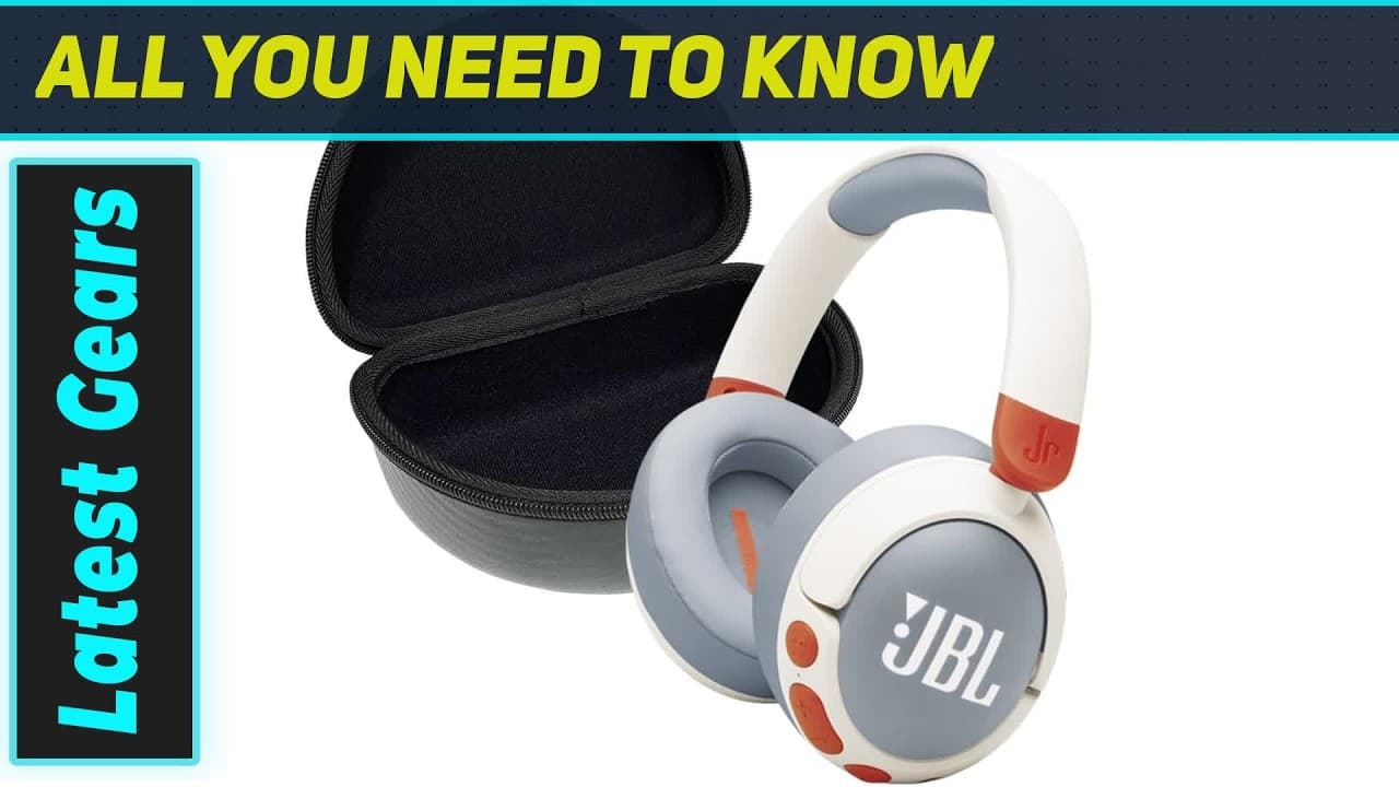 Thumbnail do vídeo Amazing Noise Cancelling for Kids: JBL Junior 470NC and gSport Case