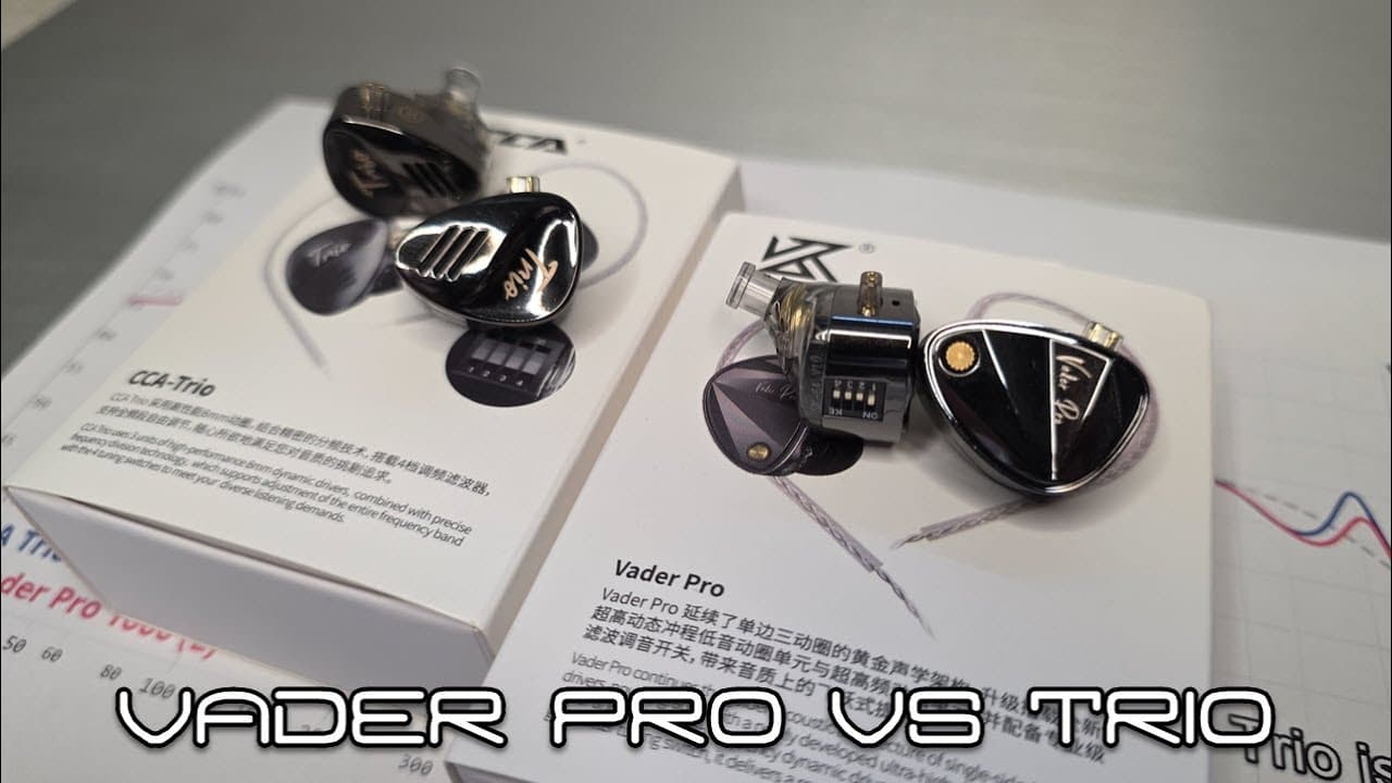 Thumbnail do vídeo KZ Vader Pro vs CCA Trio - Similar Flavors