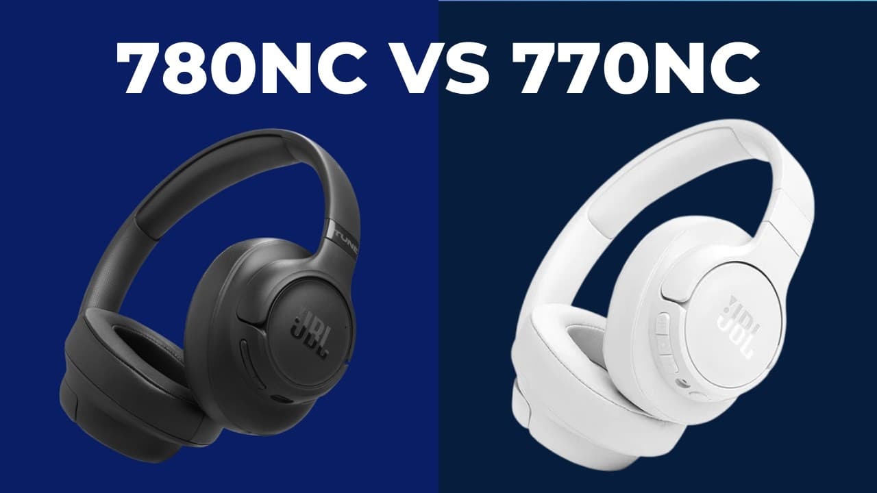 Thumbnail do vídeo JBL Tune 780NC vs Tune 770NC: Qual é o Melhor? Comparativo Completo
