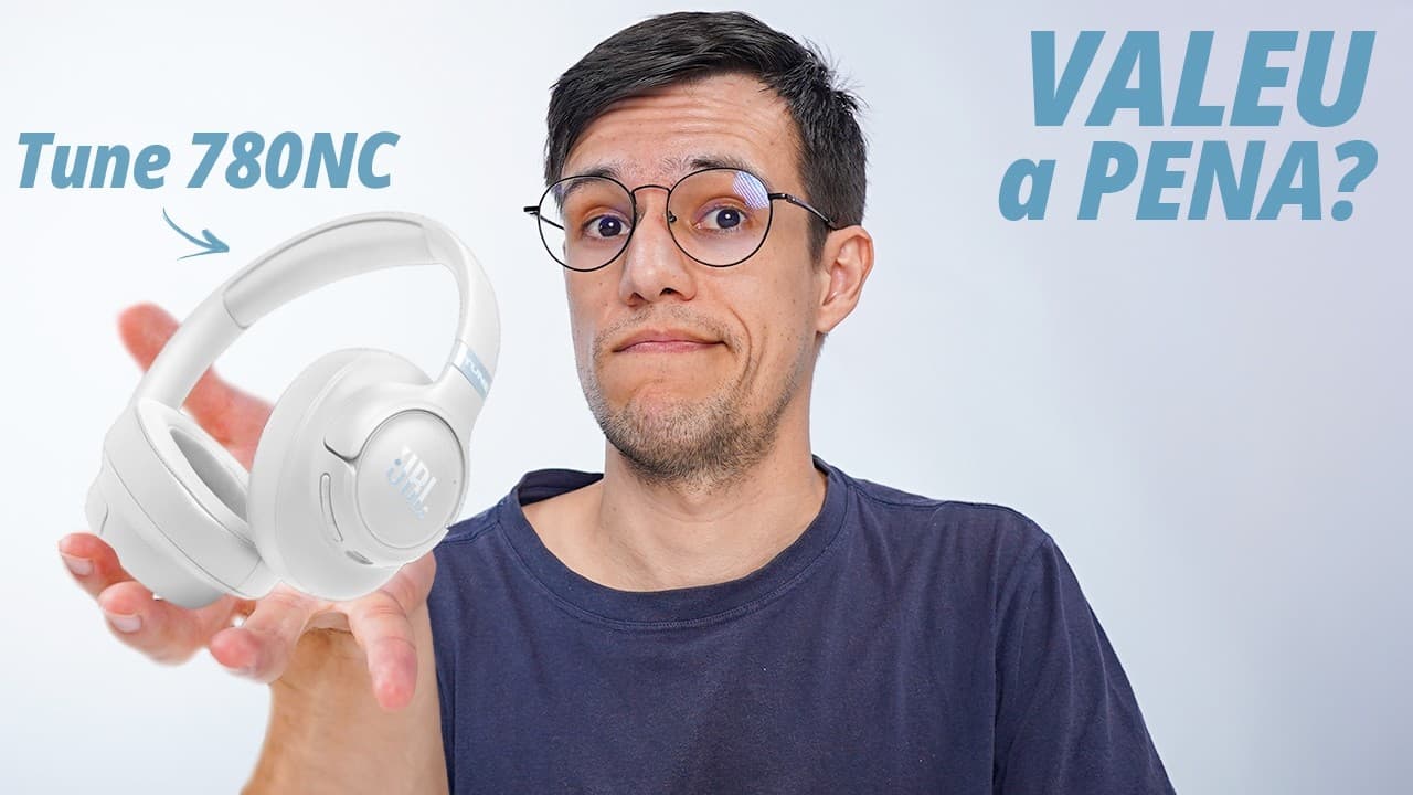 Thumbnail do vídeo JBL ACERTOU! JBL Tune 780NC me SURPREENDEU! (Melhor que eu esperava)