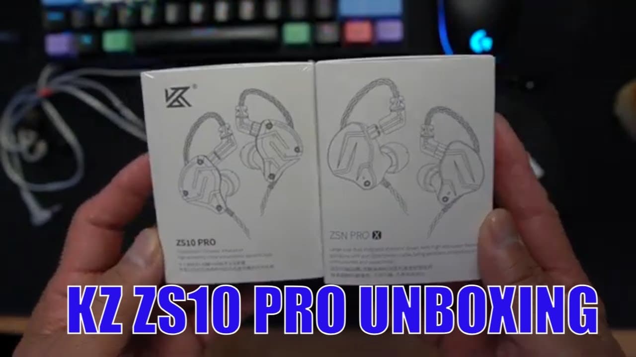 Thumbnail do vídeo Unboxing The Ultimate Kz Zs10 Pro In-ear Monitor!
