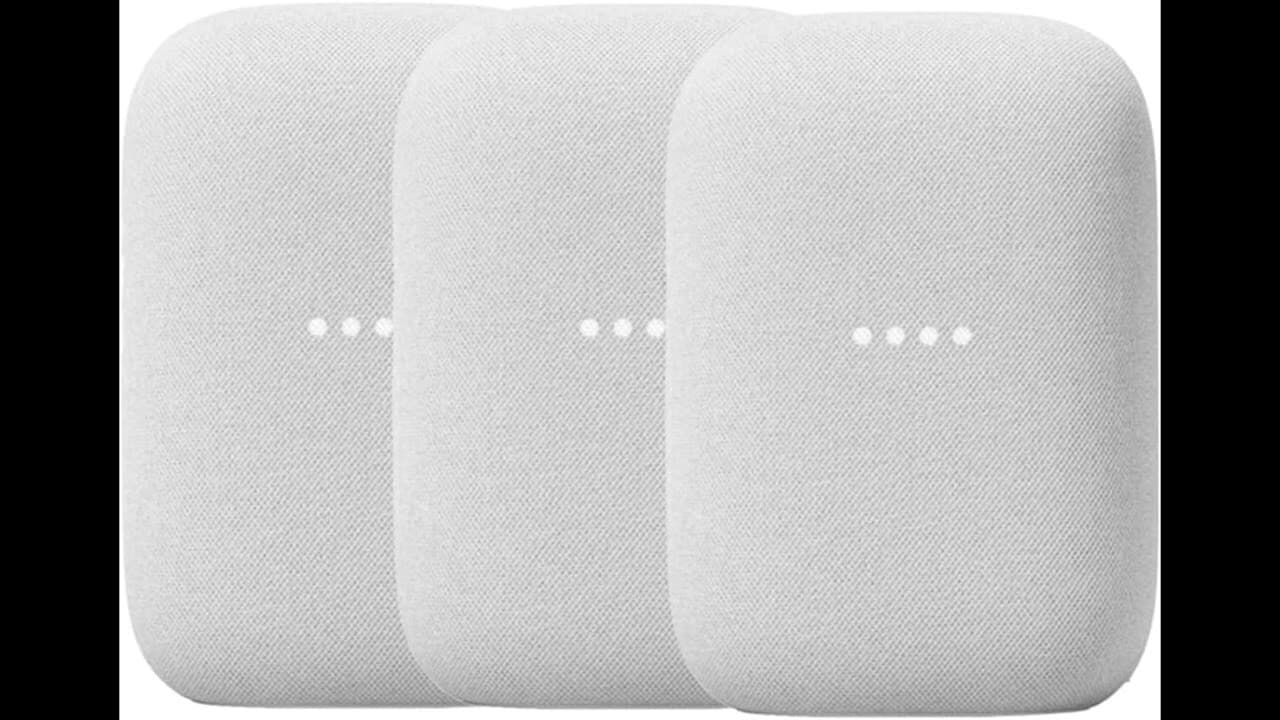 Thumbnail do vídeo Google Nest Audio 3-Pack Review – The Ultimate Multi-Room Smart Speaker Setup for Your Home!
