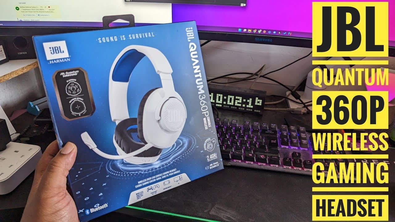 Thumbnail do vídeo JBL Quantum 360P Review | Is This Best Headset for the ASUS ROG ALLY?!