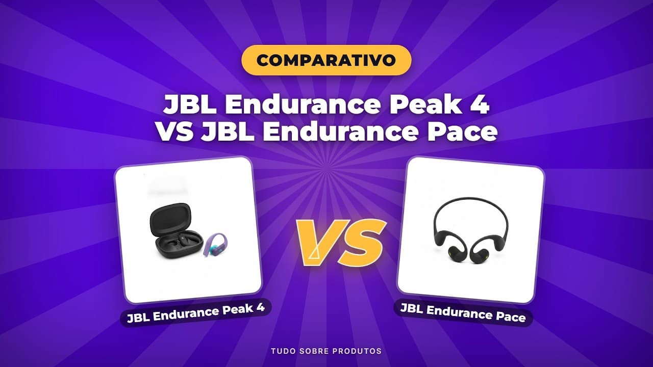 Capa do vídeo oficial: JBL Endurance Peak 4 vs Pace: Qual o MELHOR Fone para Esporte em 2026?