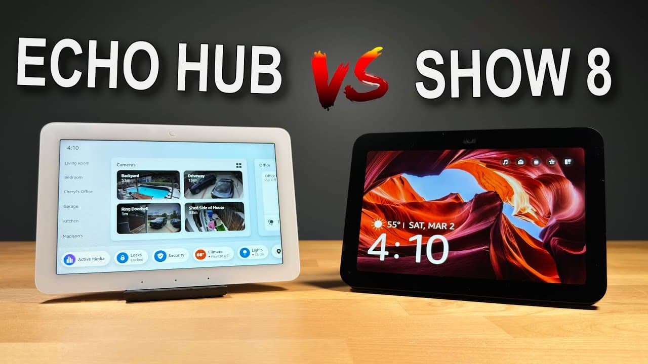 Thumbnail do vídeo Echo Hub vs Echo Show 8: Watch THIS Before You BUY!