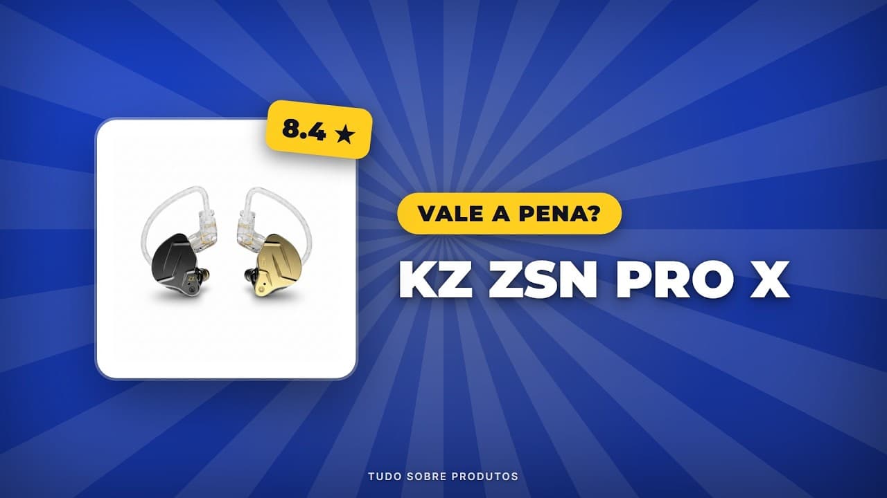 Capa do vídeo oficial: KZ ZSN PRO X em 2026: Análise COMPLETA e se AINDA VALE a pena!