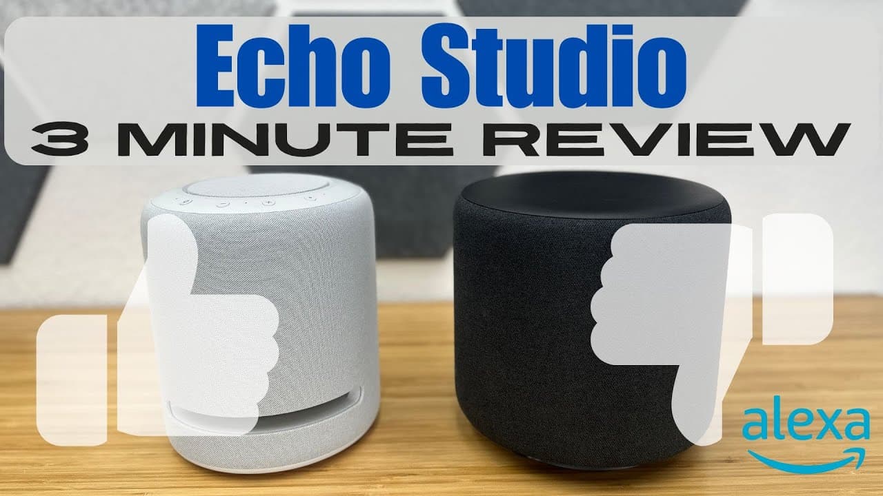 Thumbnail do vídeo Echo Studio Full Review in 3 Minutes