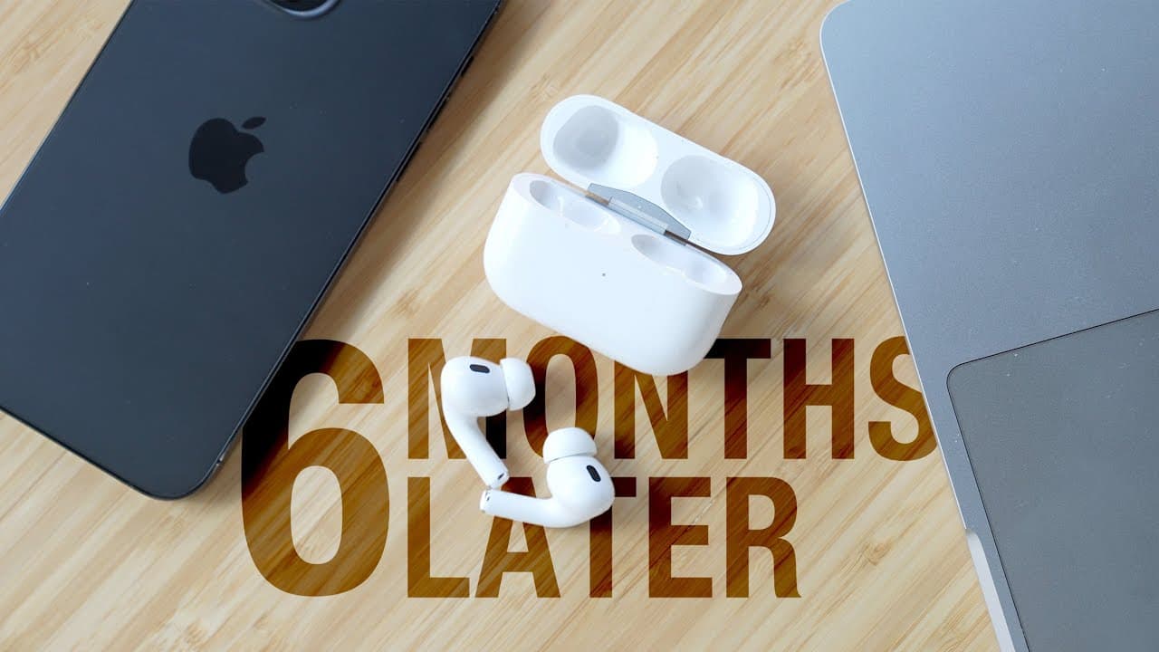 Thumbnail do vídeo AirPods Pro 2 Review: Six Months Later!