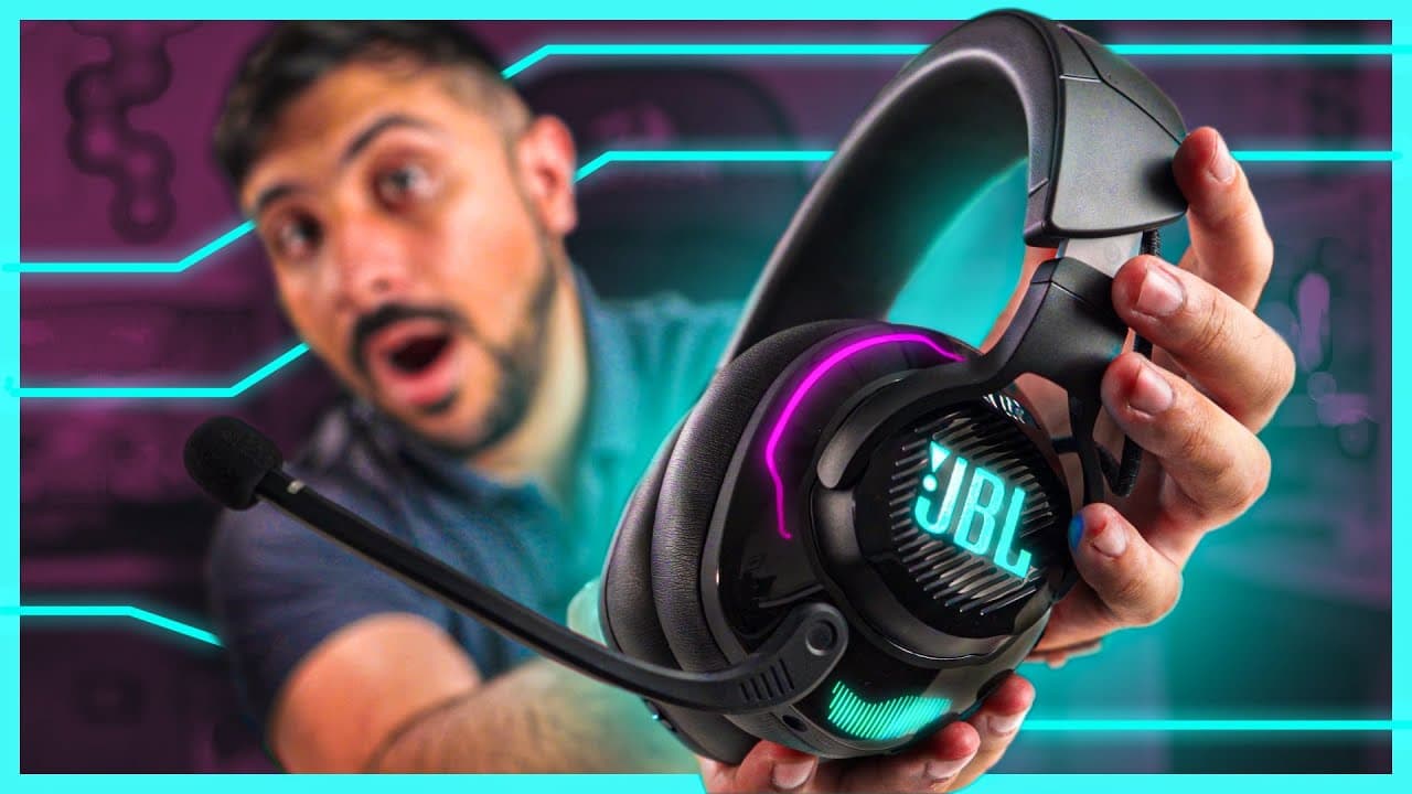 Thumbnail do vídeo Auriculares gamer DEL FUTURO: JBL Quantum 910 🎧