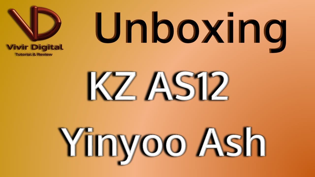 Thumbnail do vídeo KZ AS12 y Yinyoo ASH. Unboxing. Español