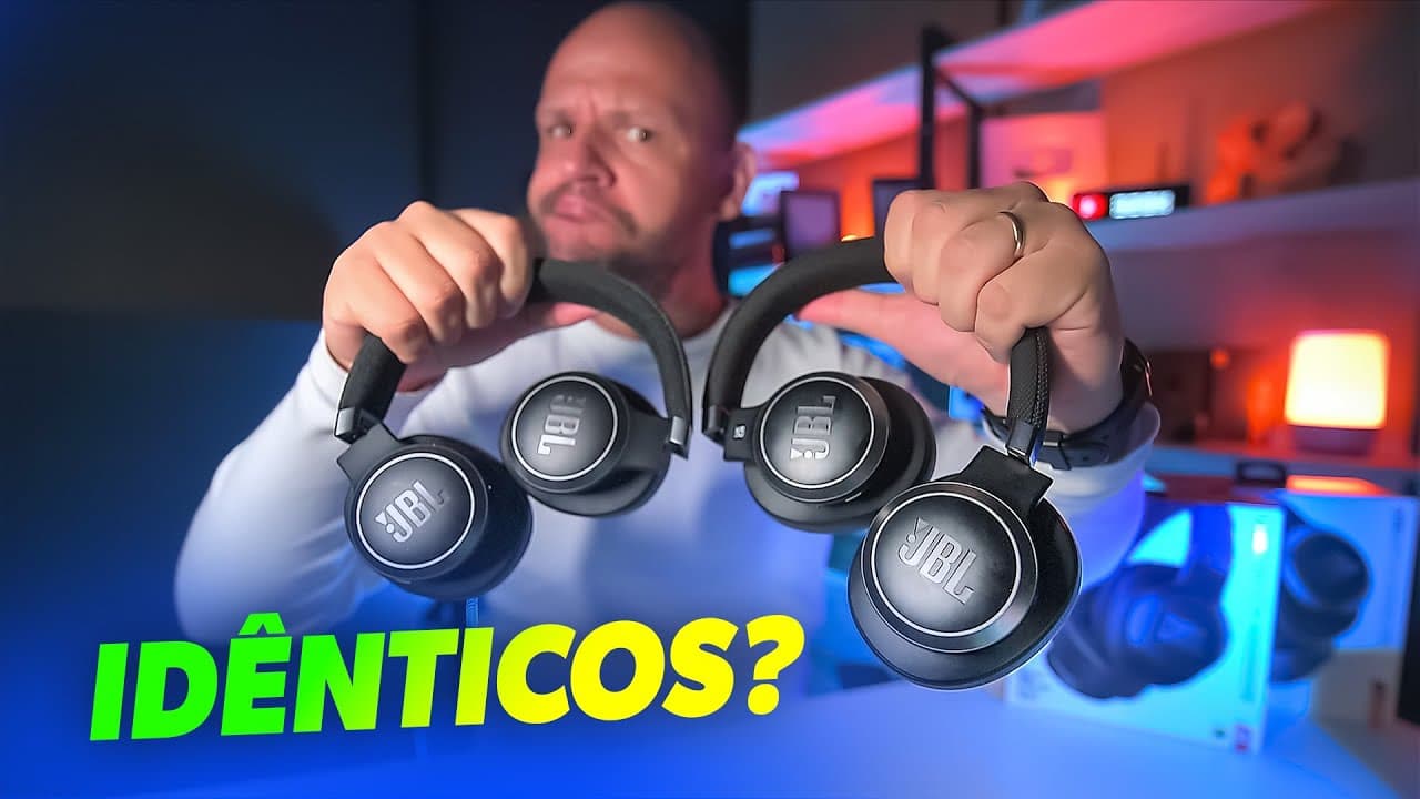 Thumbnail do vídeo JBL LIVE 770NC vs JBL LIVE 660NC - Qual o Melhor Headphone Over-Ear com ANC