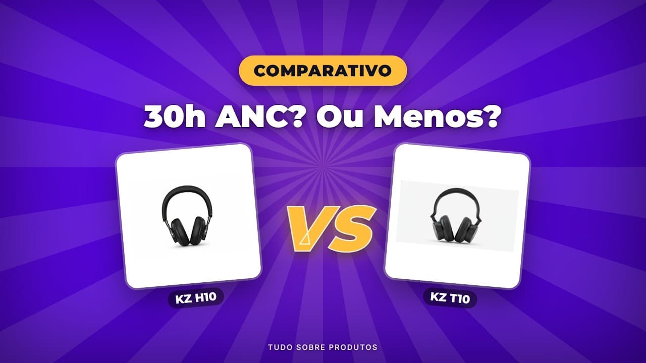 Capa do vídeo oficial: KZ H10 X KZ T10: Qual Comprar em 2026? Descubra o Vencedor!
