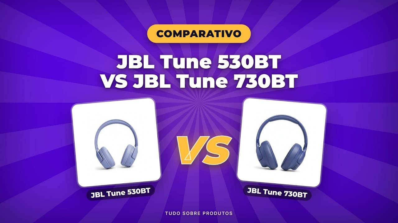 Capa do vídeo oficial: JBL Tune 530BT x 730BT: O Comparativo DEFINITIVO em 2026!