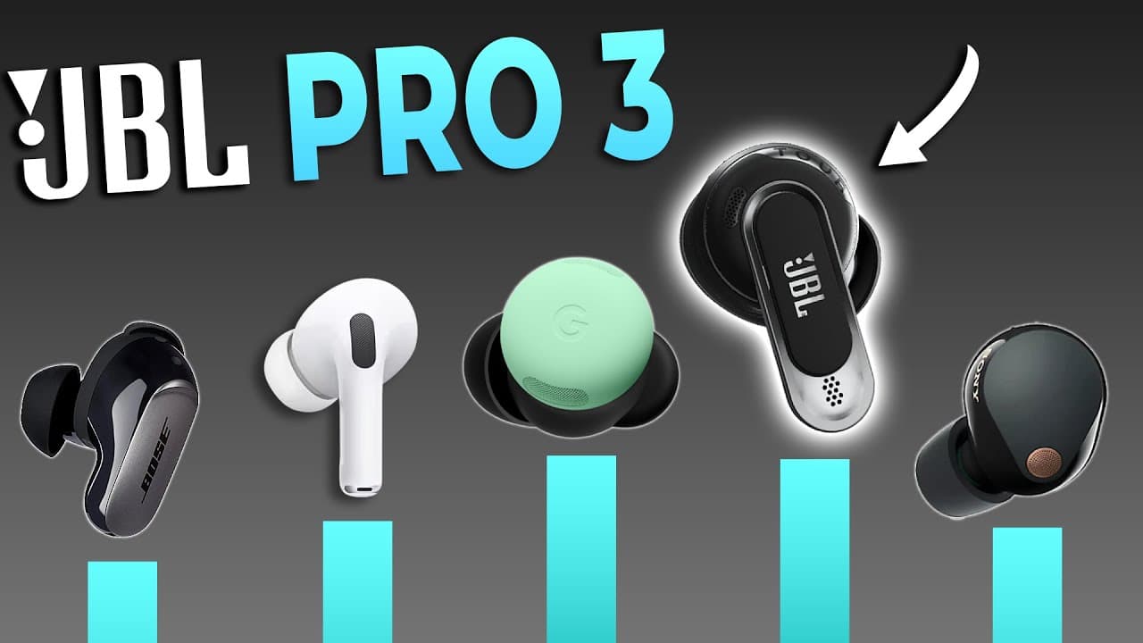 Thumbnail do vídeo How have I not tried these?! JBL Tour Pro 3 (RANKED against the BEST)