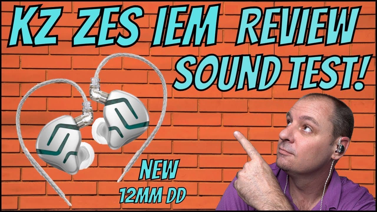 Thumbnail do vídeo How Does The NEW 12mm SUPER Dynamic Driver Sound In The KZ ZES IEM's?
