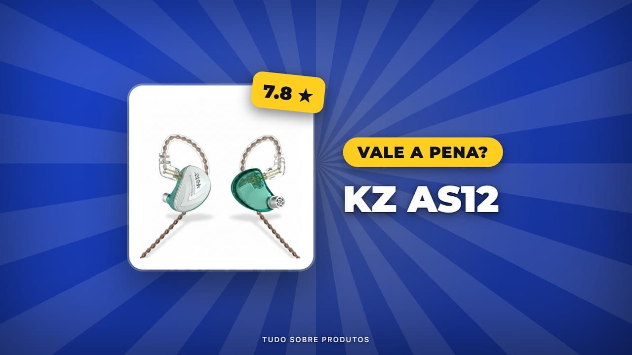 Capa do vídeo oficial: KZ AS12 (2026): Vale a pena? Análise COMPLETA!