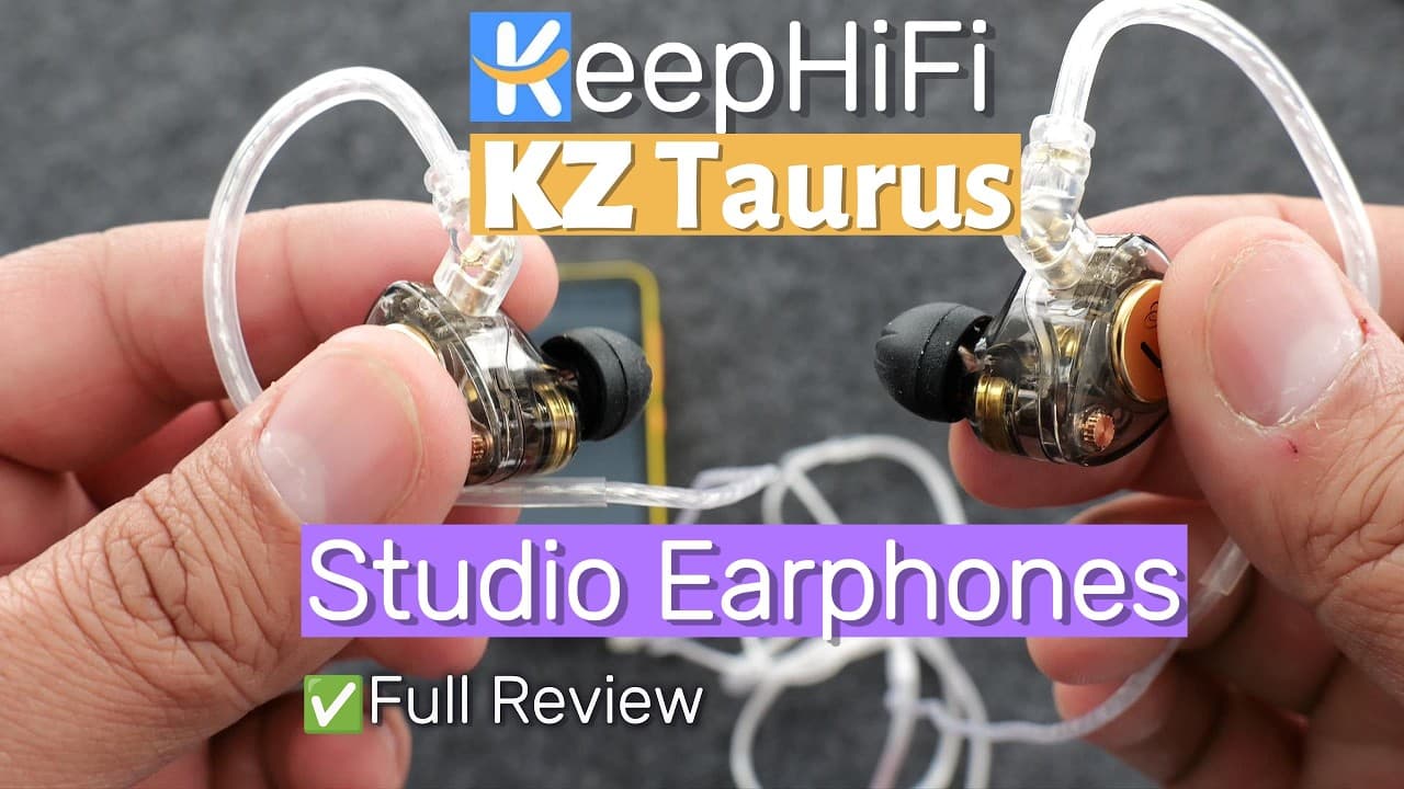 Thumbnail do vídeo 🎧 KeepHiFi KZ Taurus 🎶 Studio Earphones | Unboxing & Full Review 🤯